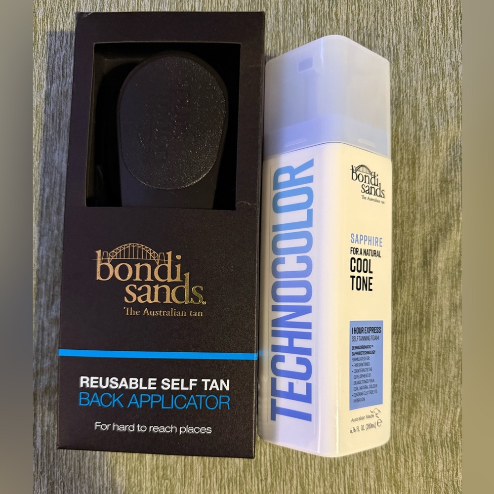 NEW Bondi Sands Technocolor Cool Tone Self Tan and Back Applicator